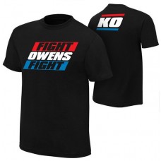 WWE футболка рестлера Кевина Оуэнса Fight Owens Fight, Kevin Owens
